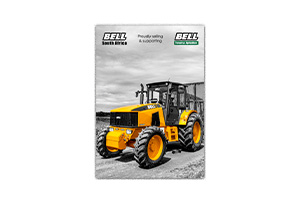 Block Mounted Poster- Bell 1736AF Tractor